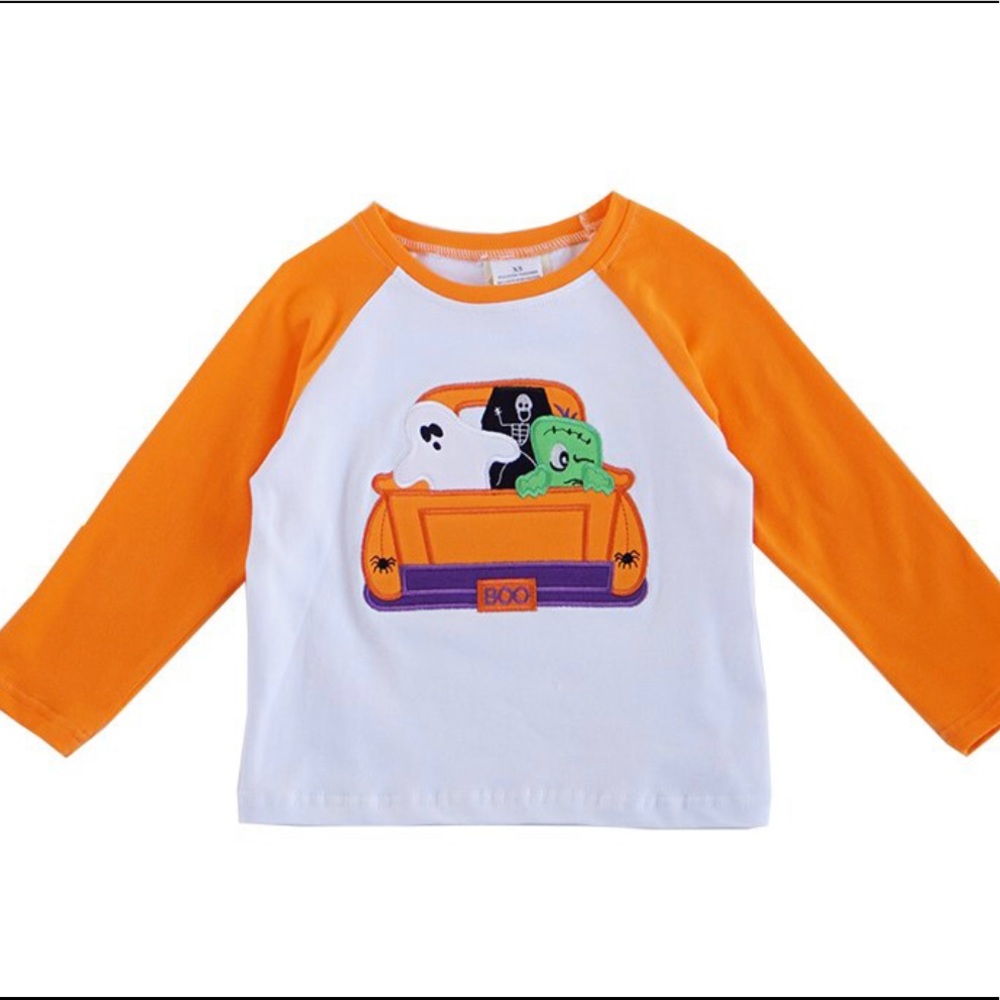 Toddler Boys Halloween Raglan